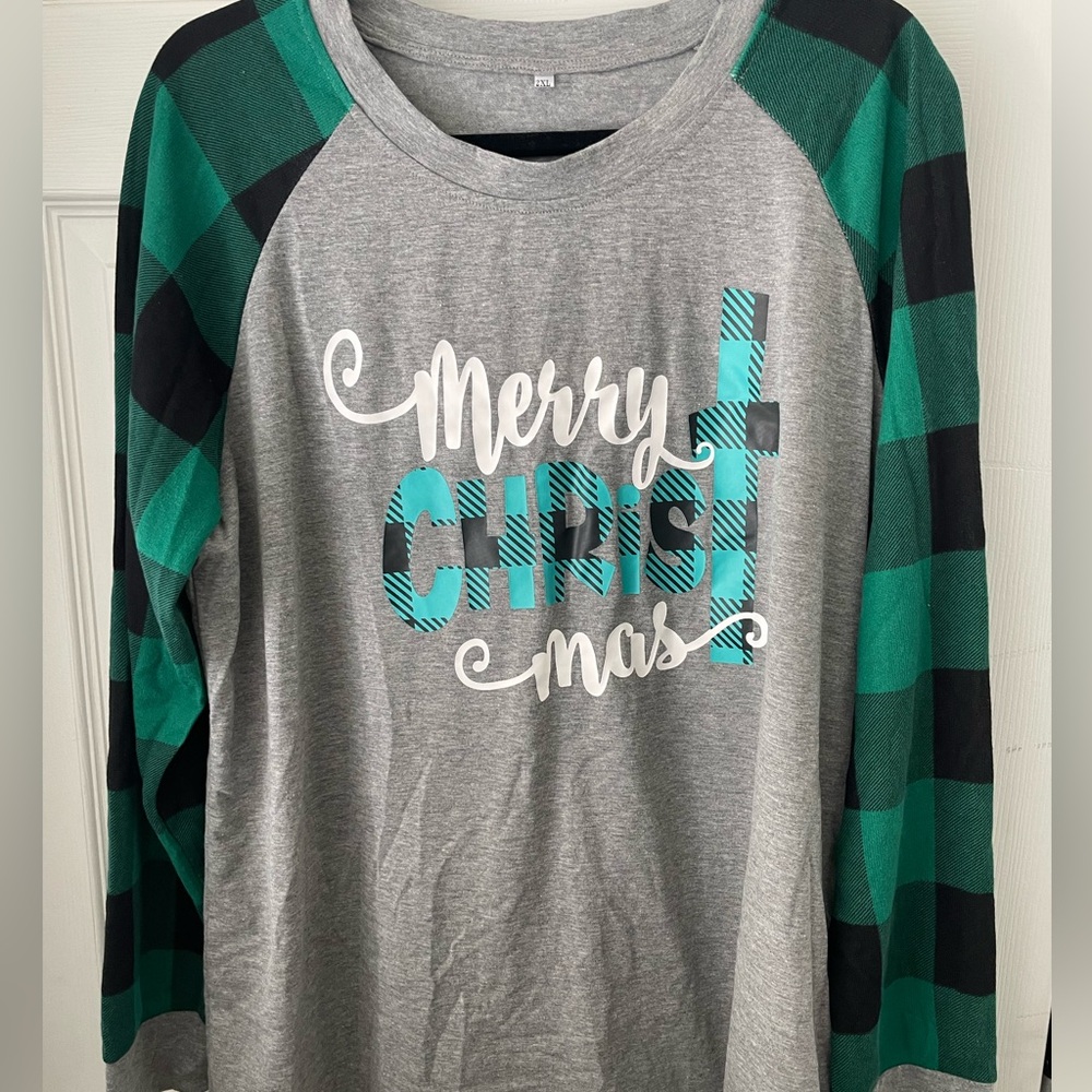 Christmas long sleeve pull over.  Brand new.